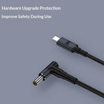 K696-2 1.8m Cable for Dell Laptop Type-C to 4.5 x 3.0mm DC Adapter Cable 140W PD Fast Charging Converter