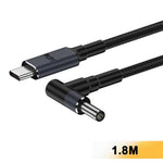 K696-3 1,8m til ASUS Bærbar Type-C til 4.5 x 3.0mm DC Adapterkabel 140W Hurtig Oplader Konverter