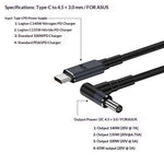 K696-3 1,8m til ASUS Bærbar Type-C til 4.5 x 3.0mm DC Adapterkabel 140W Hurtig Oplader Konverter