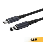 K696-8 1.8m Cable for Dell Laptop Type-C Male to 7.4 x 5.0mm DC Adapter Cable 140W PD Fast Charging Converter