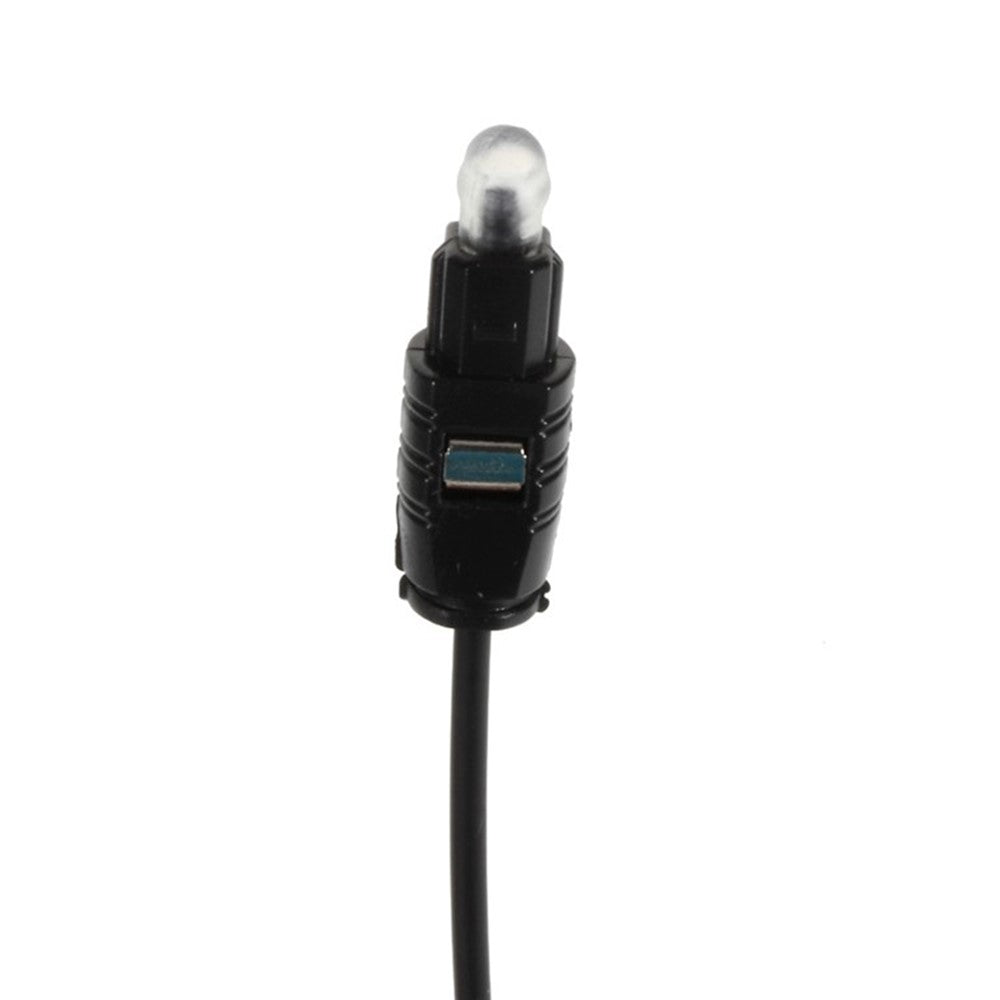 1.5m 2.2mm OD Digital Audio Optical Fiber Toslink Cable Low-Loss Core Gold-Plated Ferrule for Digital Audio Equipment