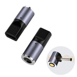 K0165 Type-C Han til DC Magnetisk Adapter 100W PD Hurtigopladning Strømadapter i Aluminiumslegering til Bærbar Computer