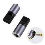 K0165 Type-C Han til DC Magnetisk Adapter 100W PD Hurtigopladning Strømadapter i Aluminiumslegering til Bærbar Computer