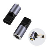 K0165 Type-C Han til DC Magnetisk Adapter 100W PD Hurtigopladning Strømadapter i Aluminiumslegering til Bærbar Computer