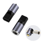 K0165 Type-C Han til DC Magnetisk Adapter 100W PD Hurtigopladning Strømadapter i Aluminiumslegering til Bærbar Computer