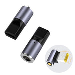 K0165 Type-C Han til DC Magnetisk Adapter 100W PD Hurtigopladning Strømadapter i Aluminiumslegering til Bærbar Computer