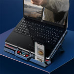 COOLCOLD Touch Control Laptop Kølebase med 6 Blæsere Notebook Kølestander