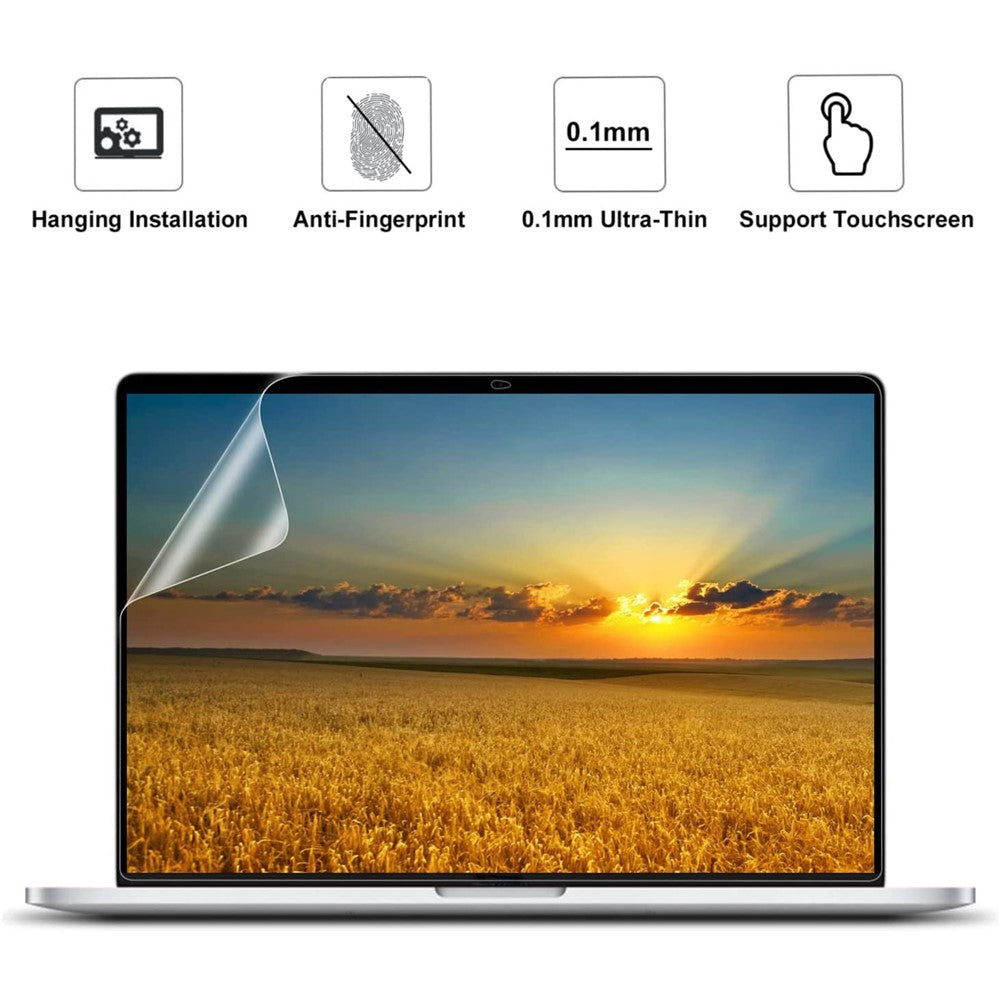 Stænkresistent skærmbeskyttelsesfilm i mat PET til MacBook Pro 14 tommer (2021) A2442 med følsom touch