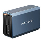ACASIS EC-7352 Dual Bay Hard Drive Enclosure USB 3.0 External RAID Enclosure for 2.5 / 3.5 Inch SATA HDD SSD Up to 48TB