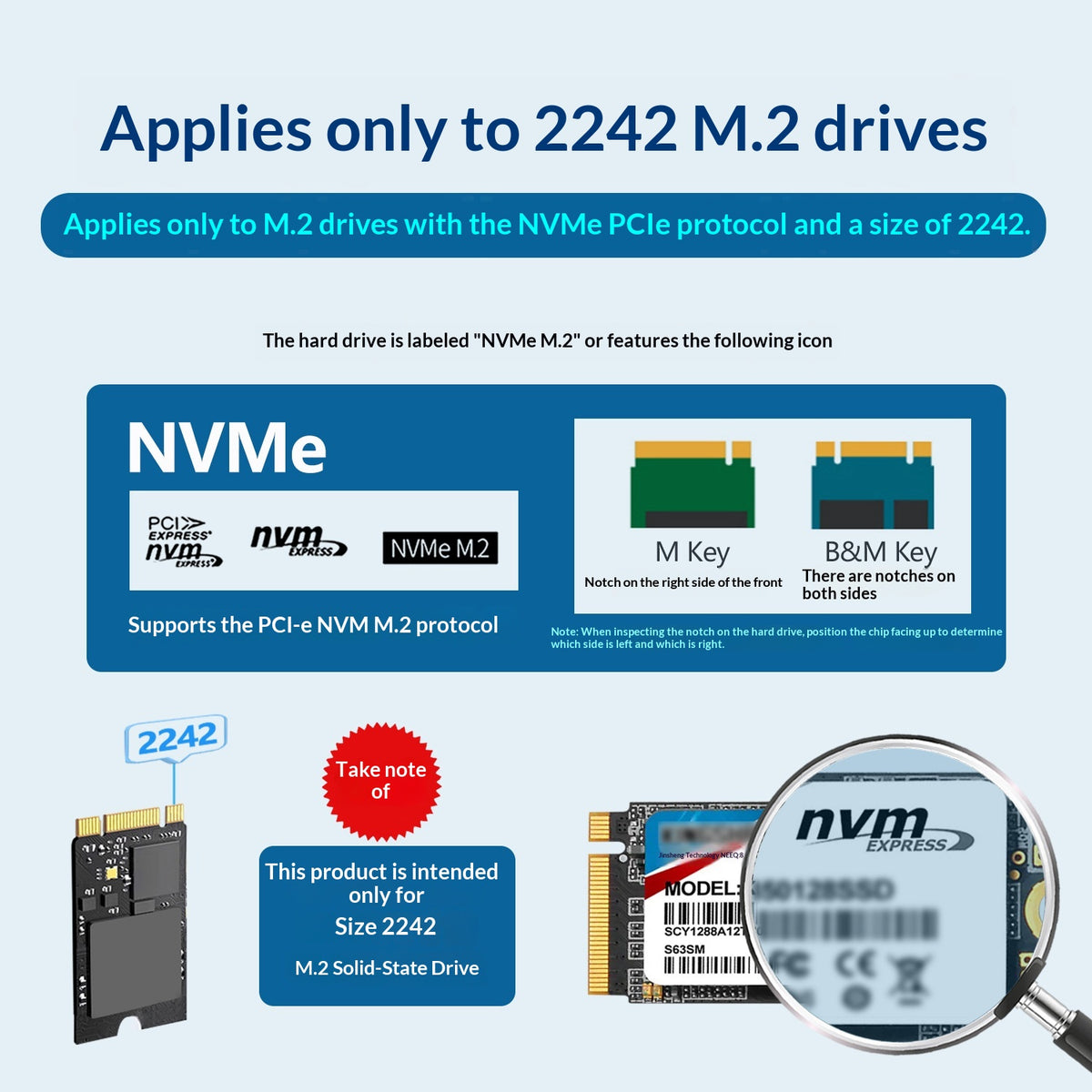SHUOLE SL-TP19-P M.2 NVMe Enclosure with Smart LCD Display USB 3.2 Gen2 Type-C Hard Drive Case for Laptop Desktop Phone