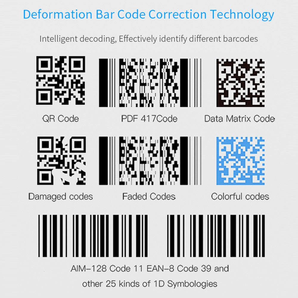 WHS23-M 2.4G Wireless Barcode QR Code Scanner Handheld Bar Code Reader