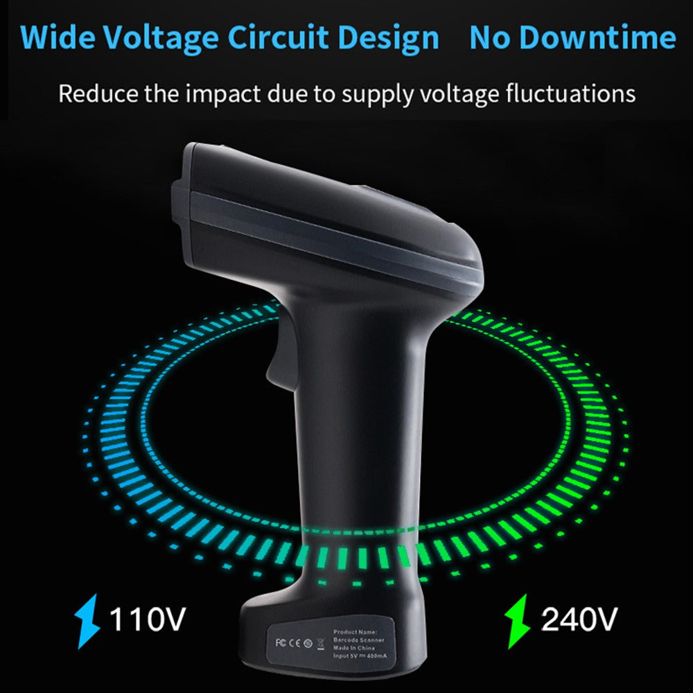 WHS23-M 2.4G Wireless Barcode QR Code Scanner Handheld Bar Code Reader
