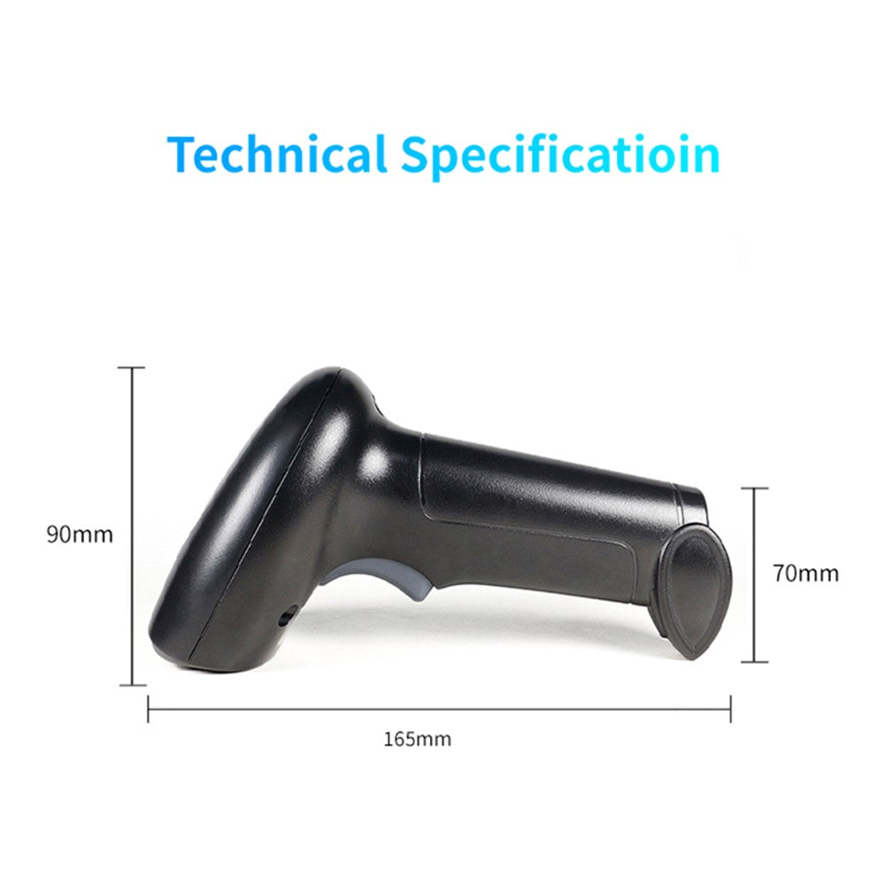HS22 1D / 2D Barcode Scanner Plug and Play Handheld Bar Code Reader Scanning Tool
