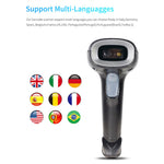 HS22 1D / 2D Barcode Scanner Plug and Play Handheld Bar Code Reader Scanning Tool