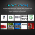 WHS22 Bluetooth-compatible 2.4G Wireless Barcode QR Code Scanner Handheld Bar Code Reader