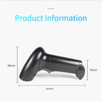 WHS22 Bluetooth-compatible 2.4G Wireless Barcode QR Code Scanner Handheld Bar Code Reader