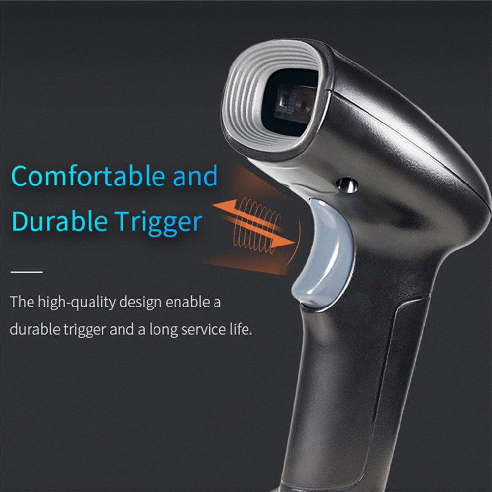 WHS22 Bluetooth-compatible 2.4G Wireless Barcode QR Code Scanner Handheld Bar Code Reader