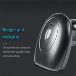 WHS22 Bluetooth-compatible 2.4G Wireless Barcode QR Code Scanner Handheld Bar Code Reader