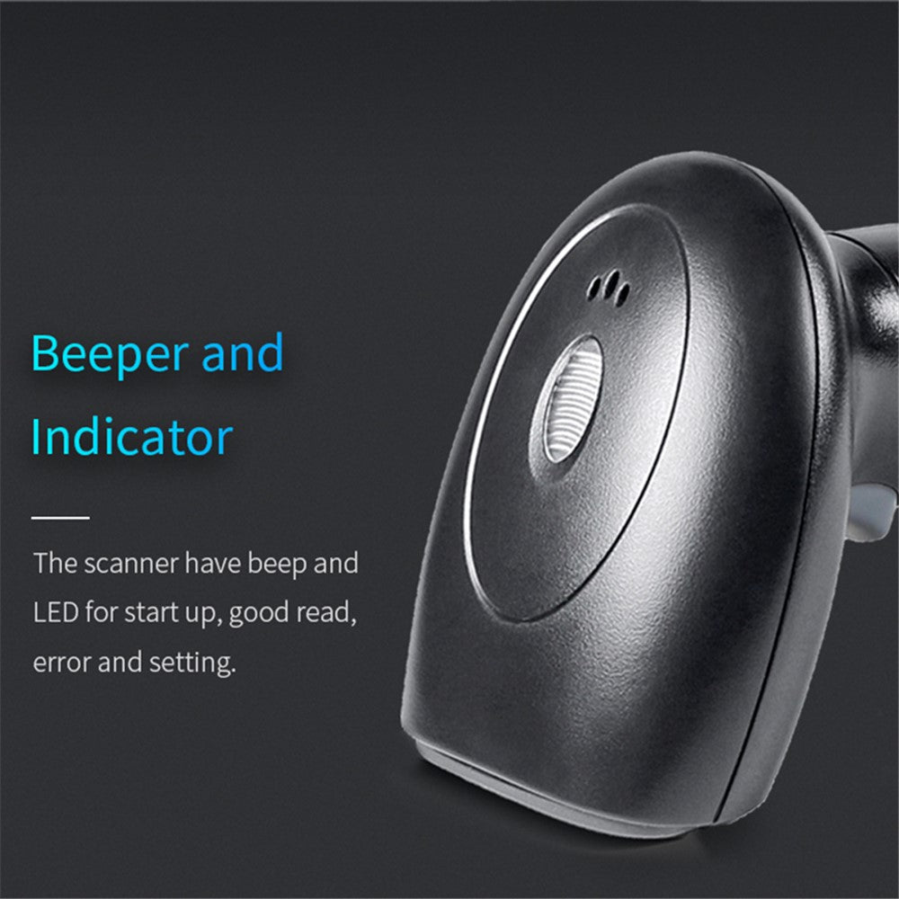 WHS22 Bluetooth-compatible 2.4G Wireless Barcode QR Code Scanner Handheld Bar Code Reader