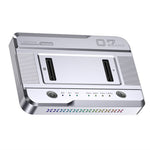 Dobbelt M.2 SSD kloningsdock, 20 Gbps NVMe til NVMe offline kloning, One-Key Copy Type-C 3.2 kabinet, Dobbelt drev læsning