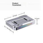 Dobbelt M.2 SSD kloningsdock, 20 Gbps NVMe til NVMe offline kloning, One-Key Copy Type-C 3.2 kabinet, Dobbelt drev læsning