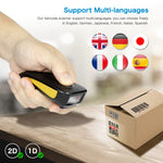 NETUM C750 Wireless Barcode Scanner 2.4G/Bluetooth-compatible/USB Wired 3 Modes 1D 2D QR Code Reader