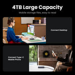 UGREEN CM642-15976 USB 4.0 SSD Enclosure Case 40Gbps M.2 NVMe Hard Disk Case with Turbofan for Mac Windows