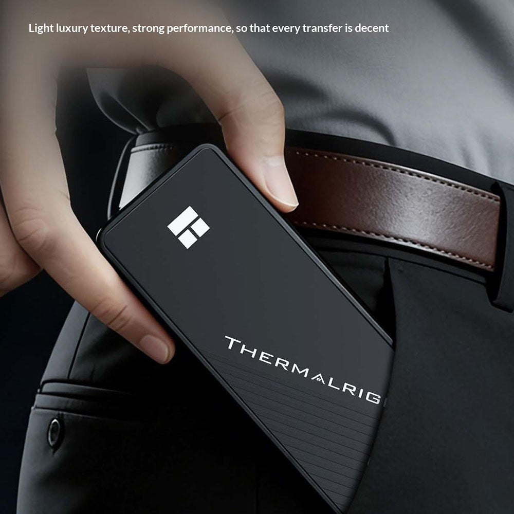 THERMALRIGHT HR-EB105 C M.2 NVMe SSD Enclosure USB 3.2 Gen2 Type-C Cable Aluminum Alloy CNC 8TB External Hard Drive Case