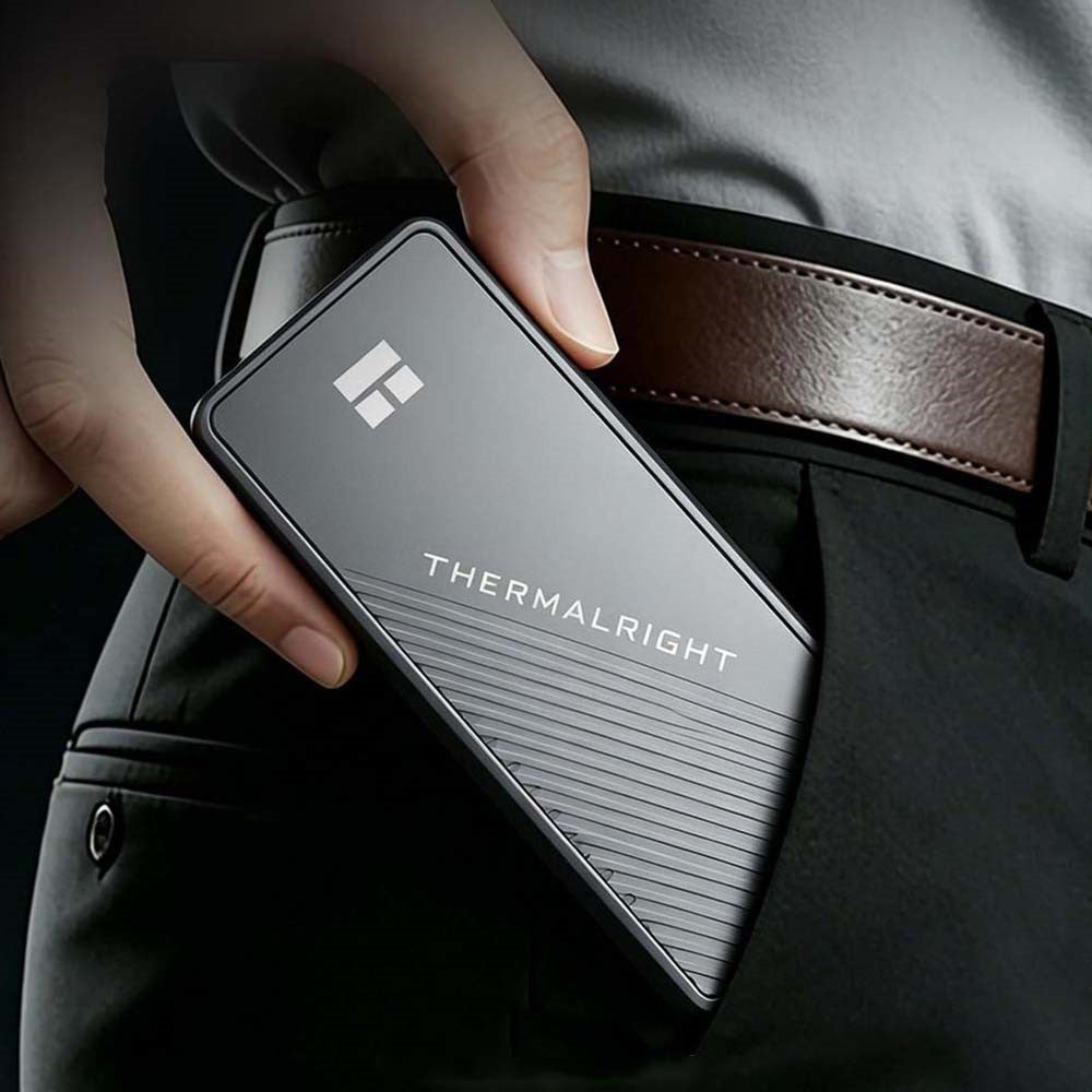 THERMALRIGHT HR-EB105 AC M.2 NVMe SSD Enclosure with USB-A to USB-C Cable Aluminum USB3.2 Gen2 Type-C Cable 10Gbps External Hard Drive Case