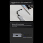 THERMALRIGHT HR-EB105 DUAL C M.2 NVMe SATA SSD-kabinet Type-C-kabel USB3.2 Gen2 10Gbps Højhastigheds harddisk-kabinet i aluminiumslegering