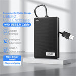 EAGET CE10 2.5 Inch HDD Enclosure USB3.0 SATA External Hard Drive Case with USB-A Cable