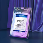 EAGET E10 2.5 Inch SSD HDD Enclosure SATA to USB 3.0 Transparent Tool-Free Installation Hard Drive Enclosure