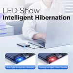 EAGET E15 2.5 Inch SATA SSD & HDD USB 3.0 External Hard Drive Enclosure Transparent PC Hard Drive Case