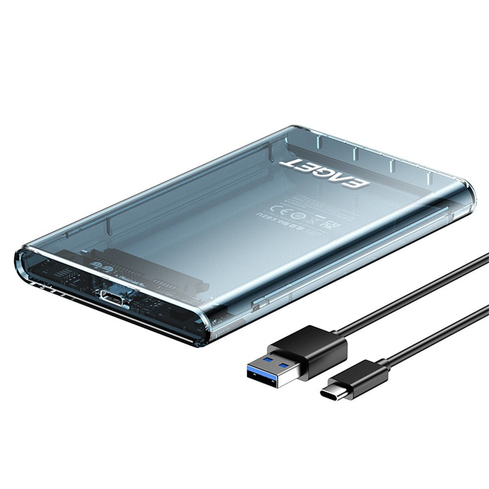 EAGET E16 2.5 Inch Portable External Hard Drive Enclosure USB 3.0 Type-C SATA SSD HDD Hard Drive Case