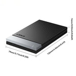 EAGET E51 2.5 Inch External Hard Drive Enclosure Type-C to USB-A Cable Tool-Free 5Gbps SSD & HDD Hard Drive Case
