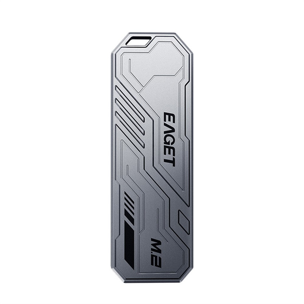 EAGET SE910D M.2 NVMe SATA ekstern kabinet USB3.2 10Gbps harddiskkabinet i aluminiumslegering til 2230 / 2242 / 2280