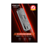 EAGET SE910D M.2 NVMe SATA ekstern kabinet USB3.2 10Gbps harddiskkabinet i aluminiumslegering til 2230 / 2242 / 2280