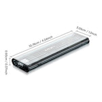EAGET SE150D M.2 NVMe SATA Enclosure 10Gbps Type-C 3.2 Tool-free Installation Transparent External SSD Hard Drive Case