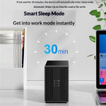 BLUEENDLESS Dual-Bay Hard Drive Enclosure USB3.0 5Gbps RAID 0 / 1 / JBOD SATA 2.5 / 3.5 Inch HDD SSD External Storage