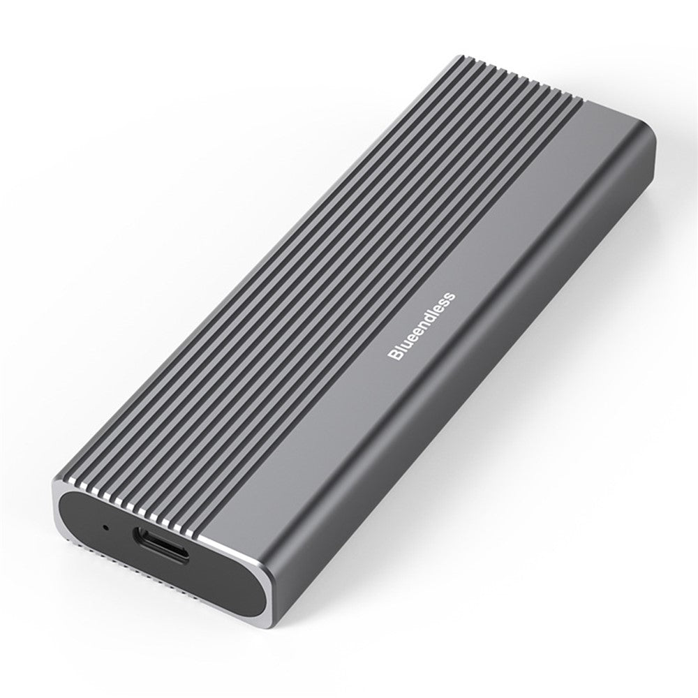 BLUEENDLESS M.2 SSD Enclosure NVMe / SATA Dual Protocol Type-C External SSD Reader for Mobile Storage