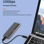 BLUEENDLESS M.2 SSD Enclosure NVMe / SATA Dual Protocol Type-C External SSD Reader for Mobile Storage