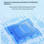 BLUEENDLESS M.2 SSD Enclosure NVMe / SATA Dual Protocol Type-C External SSD Reader for Mobile Storage