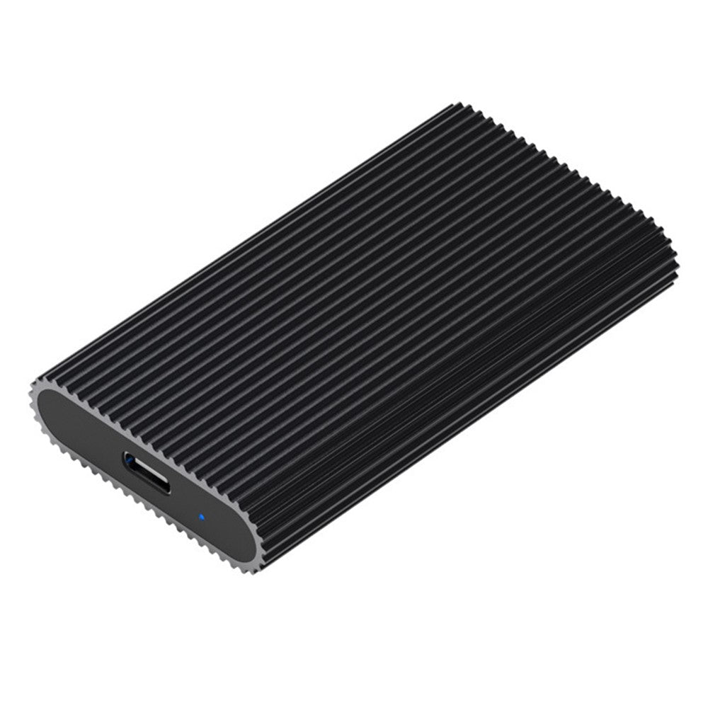 BLUEENDLESS MSATA SSD Enclosure Type-C USB3.1 Gen1 Aluminum Alloy Heat Dissipation External Reader for Laptop Old SSD