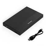 BLUEENDLESS MR23G 2.5 Inch SATA Hard Drive Enclosure USB 3.0 Type-C External HDD SSD Case for Laptop PC TV PS4 Router
