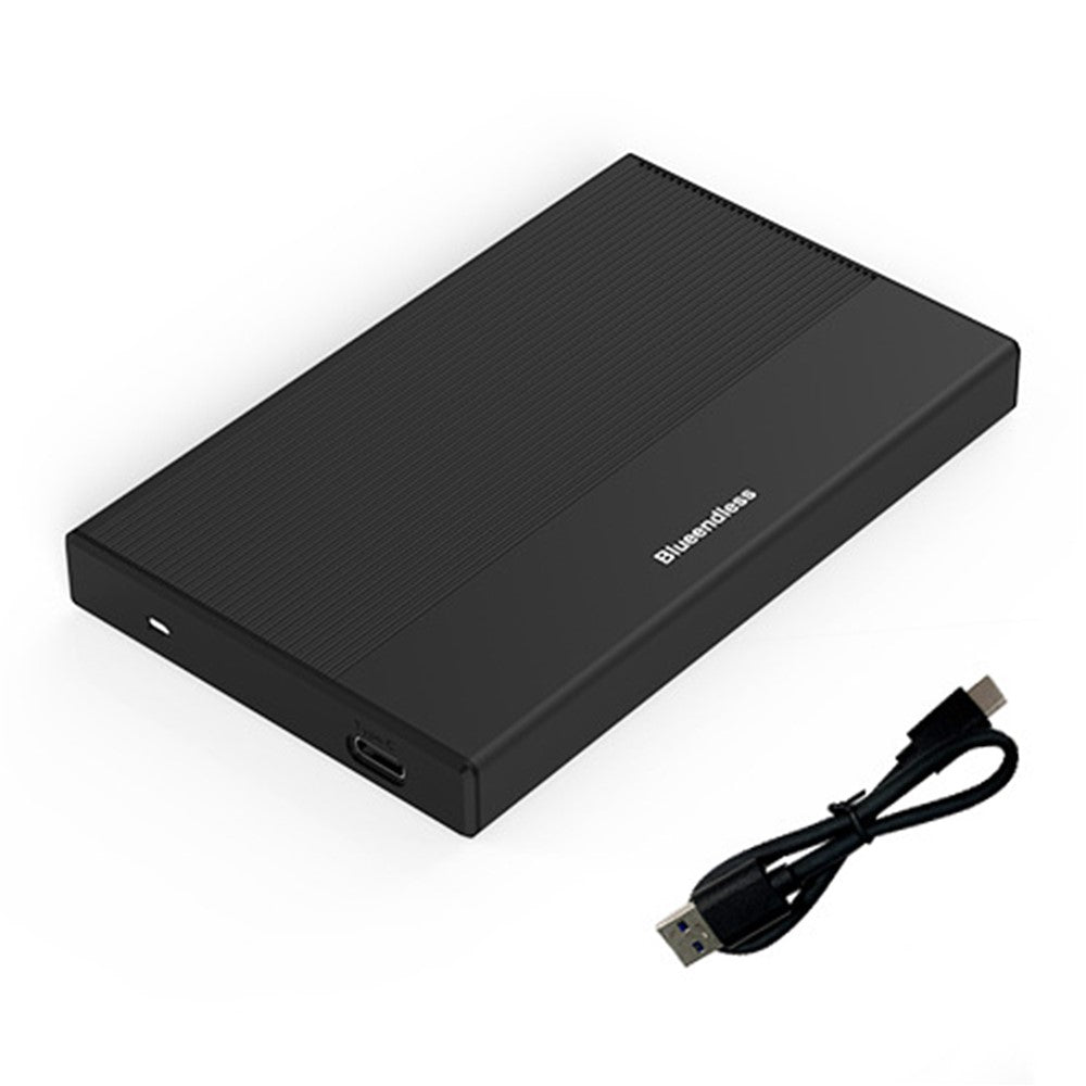 BLUEENDLESS MR23G 2.5 Inch SATA Hard Drive Enclosure USB 3.0 Type-C External HDD SSD Case for Laptop PC TV PS4 Router