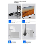 BLUEENDLESS MR23G 2.5 Inch SATA Hard Drive Enclosure USB 3.0 Type-C External HDD SSD Case for Laptop PC TV PS4 Router