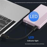 BLUEENDLESS MR23G 2.5 Inch SATA Hard Drive Enclosure USB 3.0 Type-C External HDD SSD Case for Laptop PC TV PS4 Router