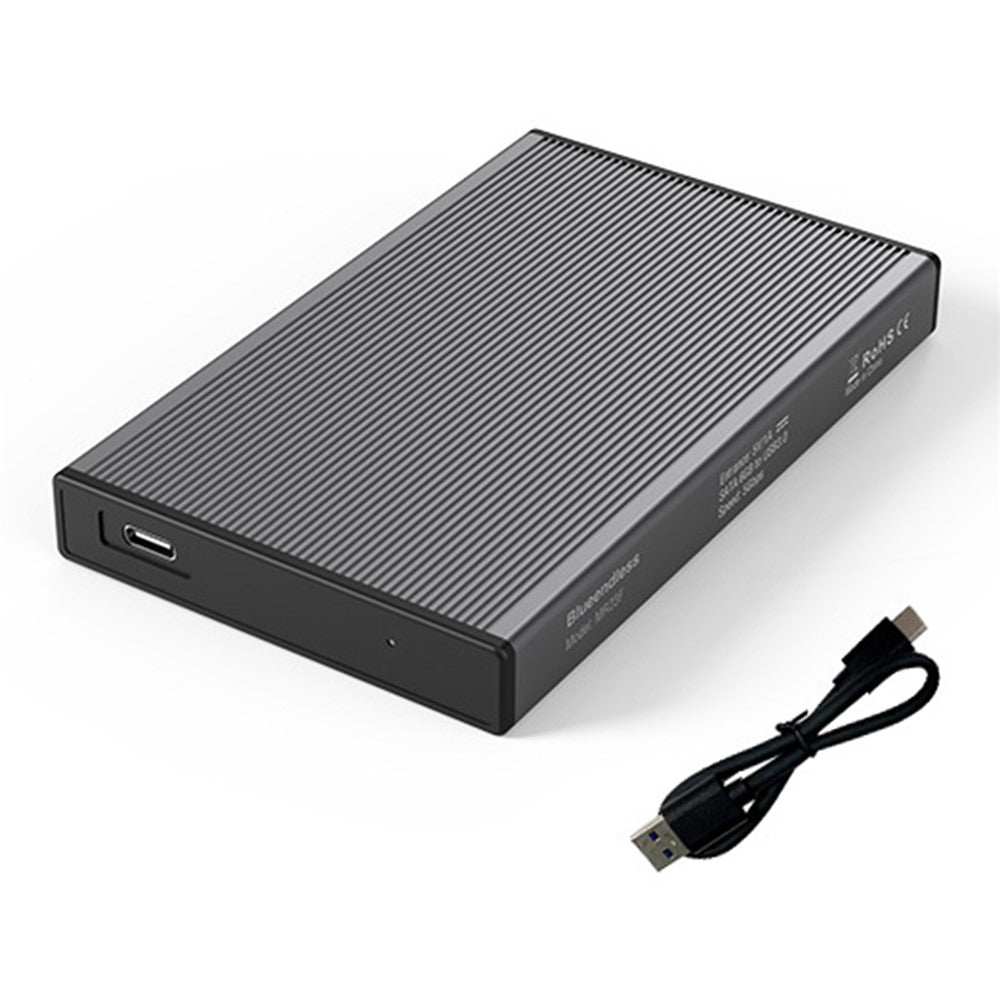 BLUEENDLESS MR23G 2.5 Inch SATA Hard Drive Enclosure USB 3.0 Type-C External HDD SSD Case for Laptop PC TV PS4 Router