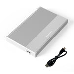 BLUEENDLESS MR23G 2.5 Inch SATA Hard Drive Enclosure USB 3.0 Type-C External HDD SSD Case for Laptop PC TV PS4 Router