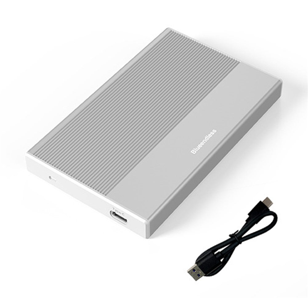 BLUEENDLESS MR23G 2.5 Inch SATA Hard Drive Enclosure USB 3.0 Type-C External HDD SSD Case for Laptop PC TV PS4 Router